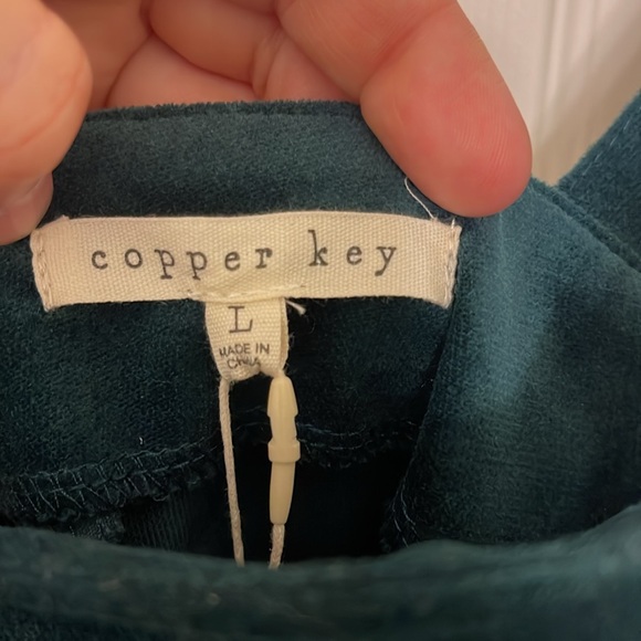 Copper Key New Green Velvet Mini Sheath Dress - Picture 4 of 10